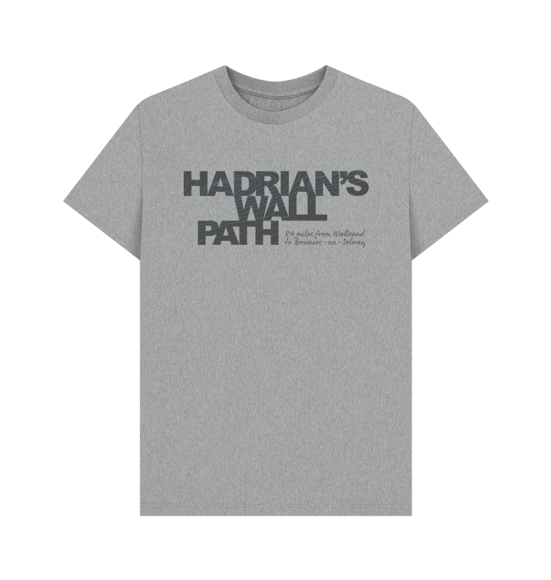 Athletic Grey Printed T-shirt Front