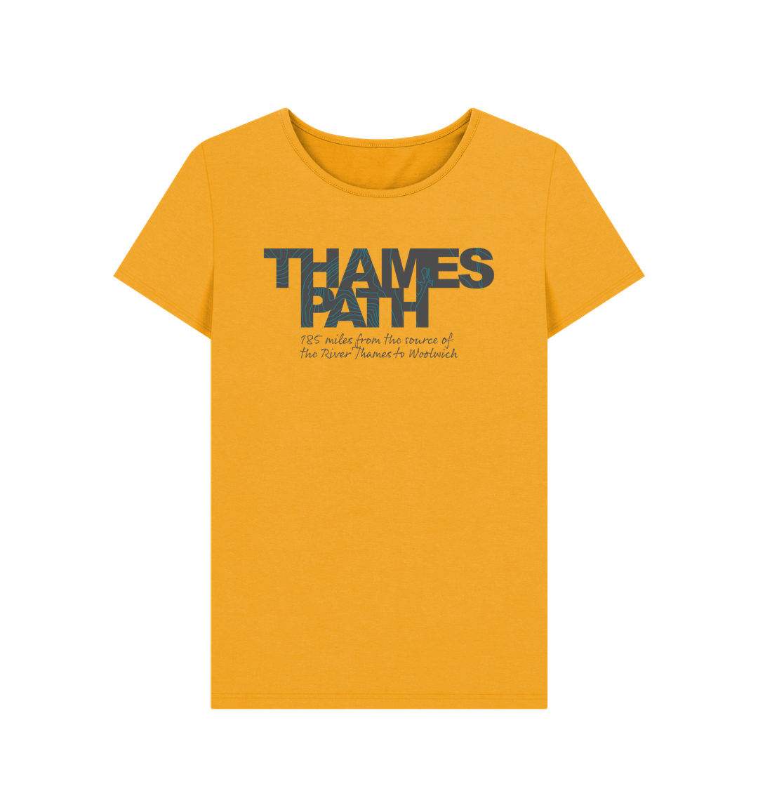 Mustard Printed T-shirt Front
