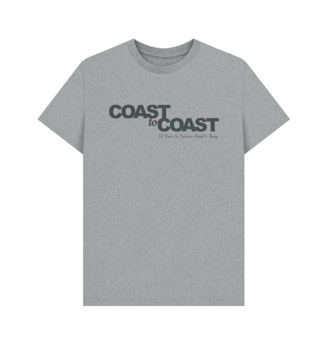 Athletic Grey Printed T-shirt Front