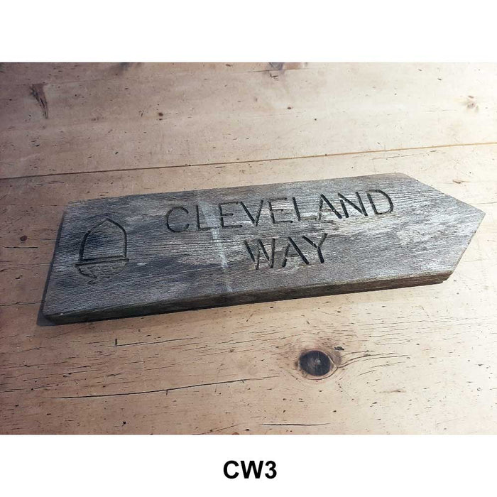 Cleveland Way National Trail original sign CW3