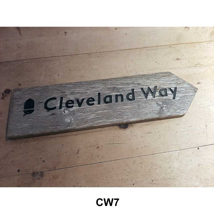 Cleveland Way National Trail original sign CW7