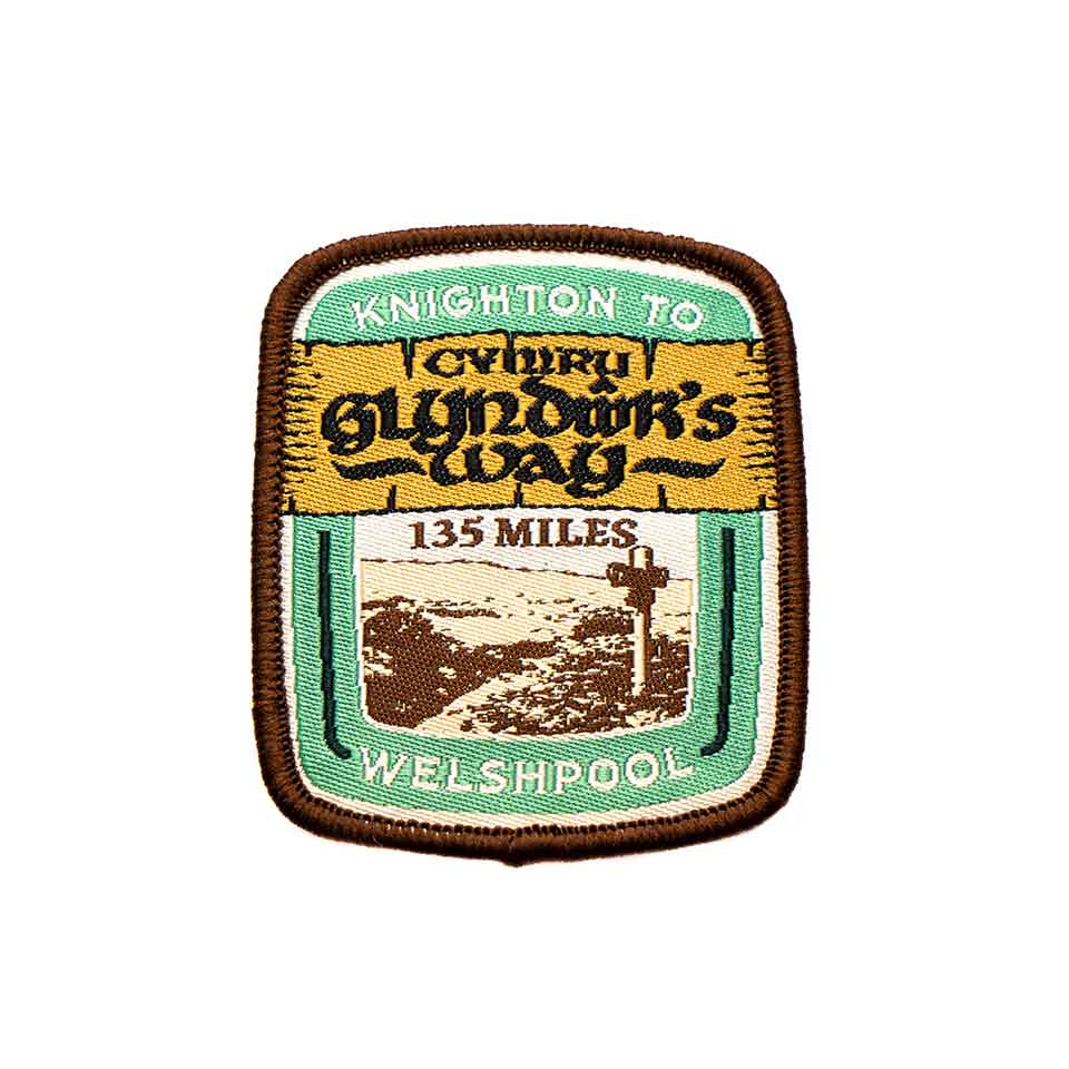 Glyndwr's Way woven patch badge