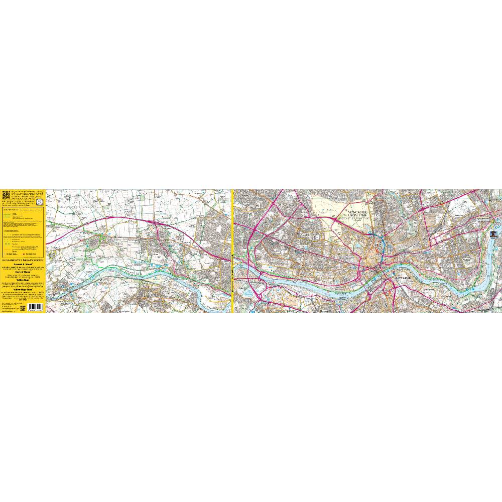 Hadrian's Wall Path 1 - Wallsend to Humshaugh zigzag map