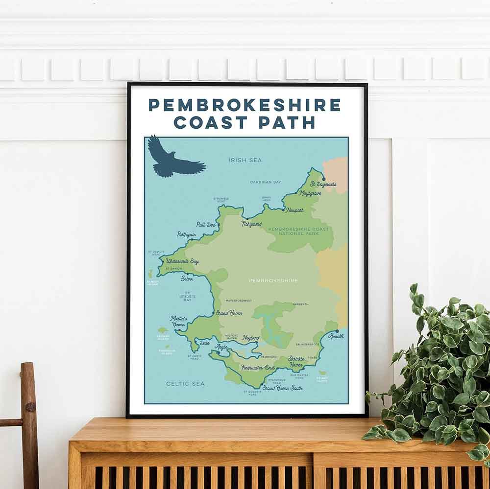 Pembrokeshire Coast Path art print