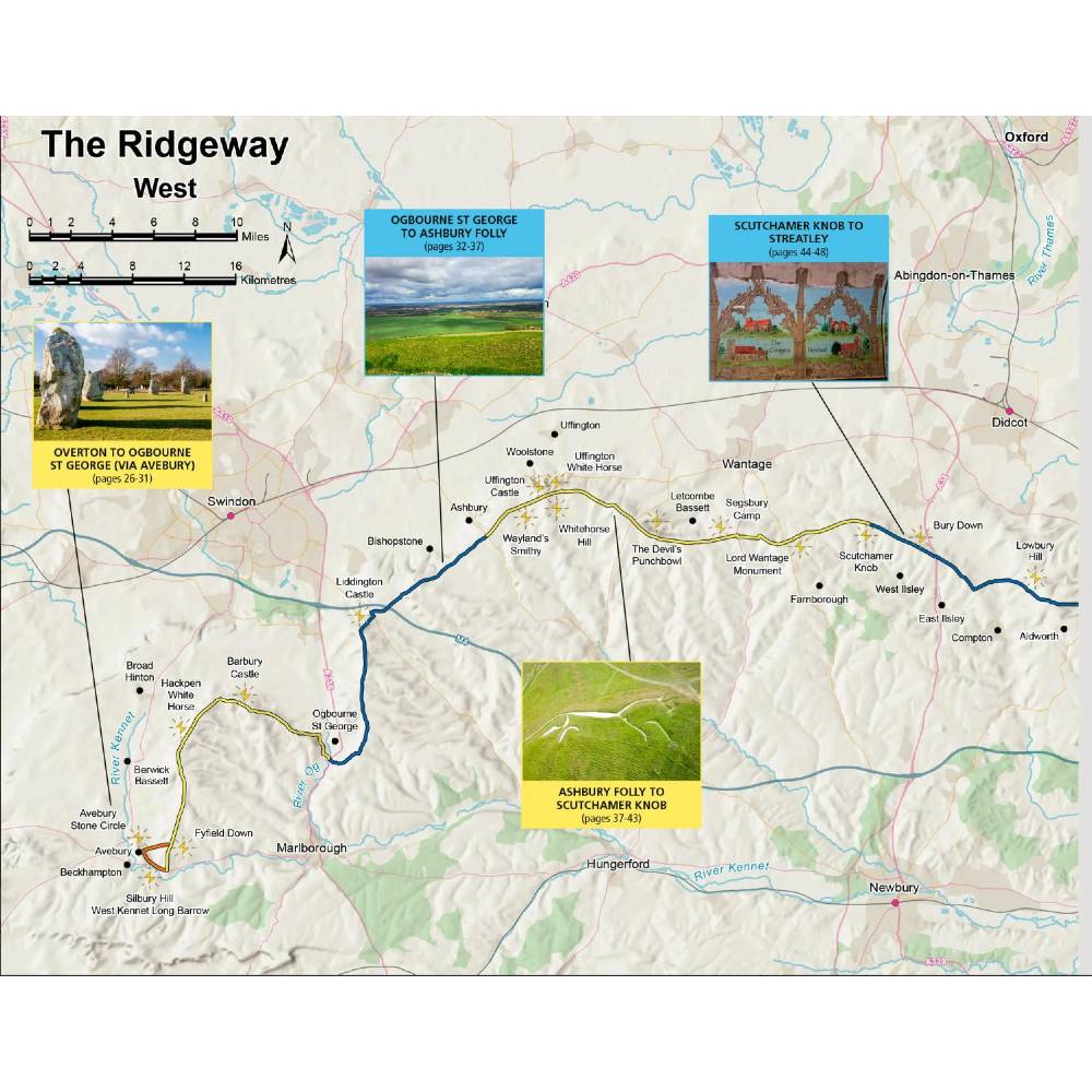 Ridgeway Sparky Guides overview map - The Trails Shop