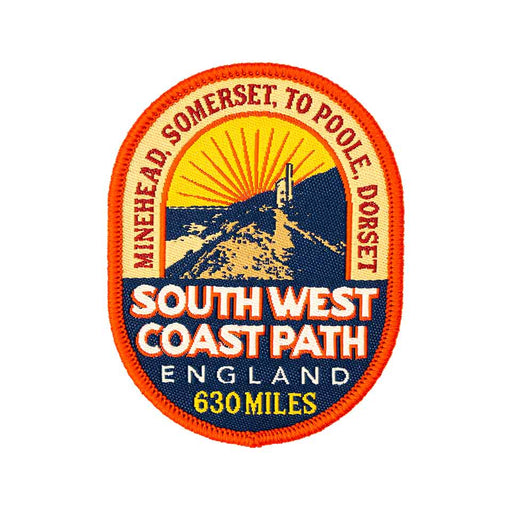South West Coast Path woven patch badge