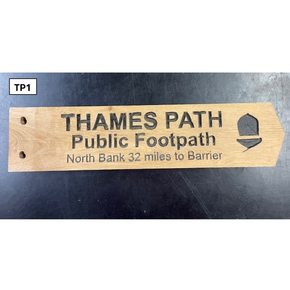 Thames Path sign