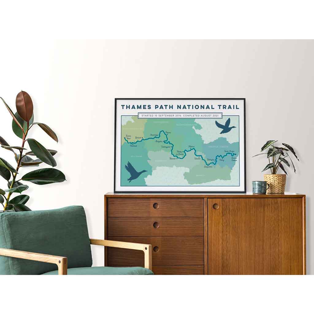 Thames Path Art Print