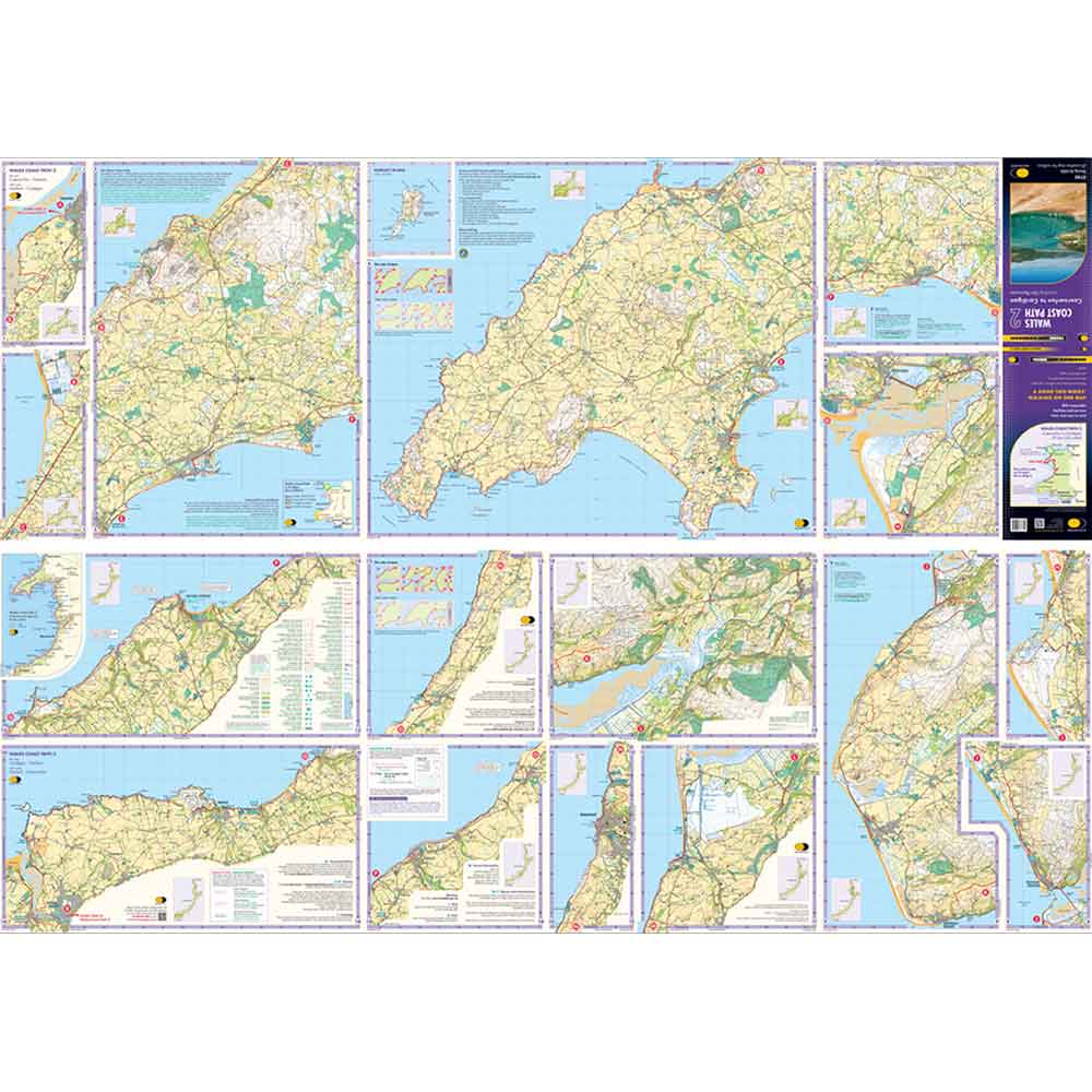 Wales Coast Path 2 Harvey Map
