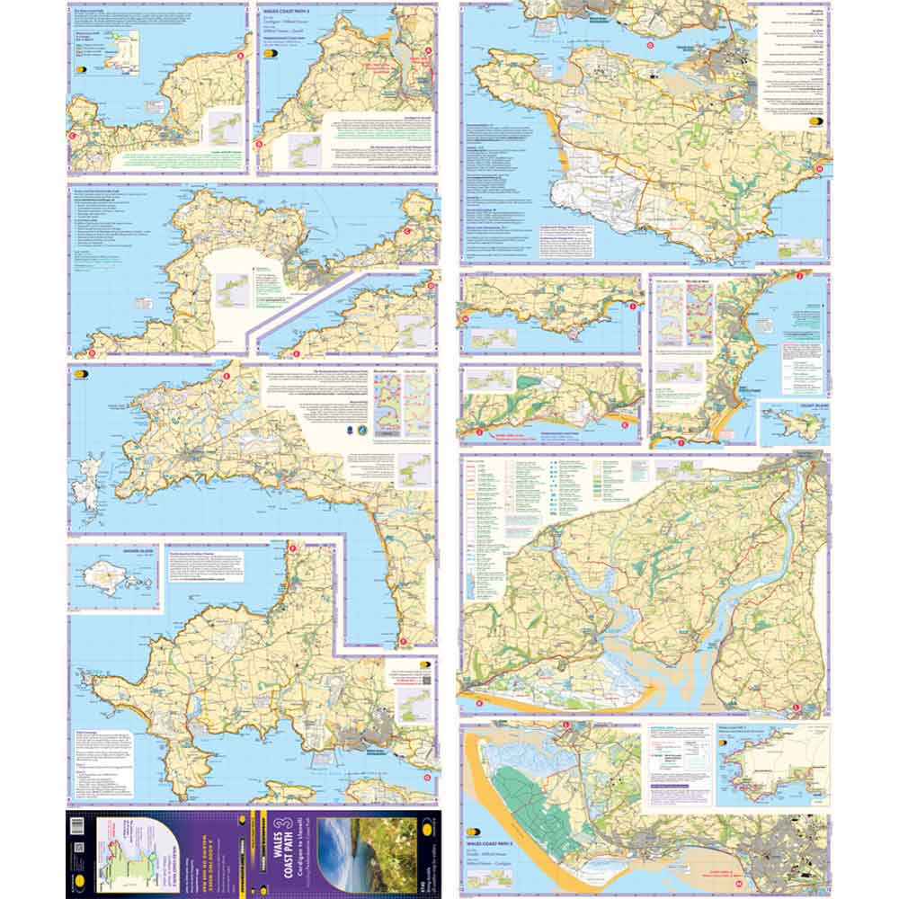 Wales Coast Path 3 Harvey Map