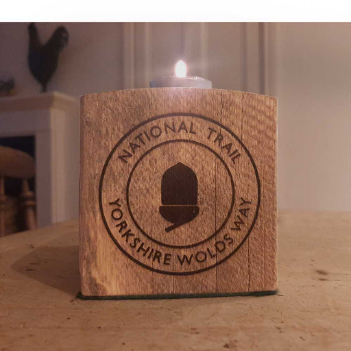 Yorkshire Wolds Way National Trail Tealight Holder