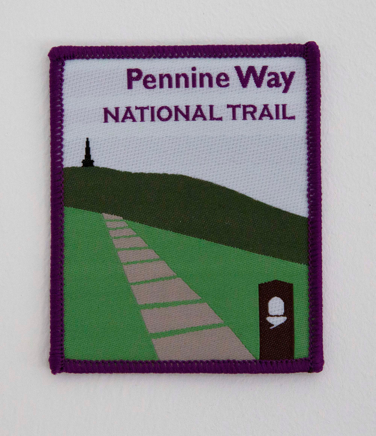 Pennine Way woven sew-on badge