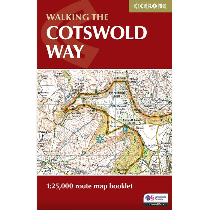 Cotswold Way map booklet - Cicerone Press - The Trails Shop