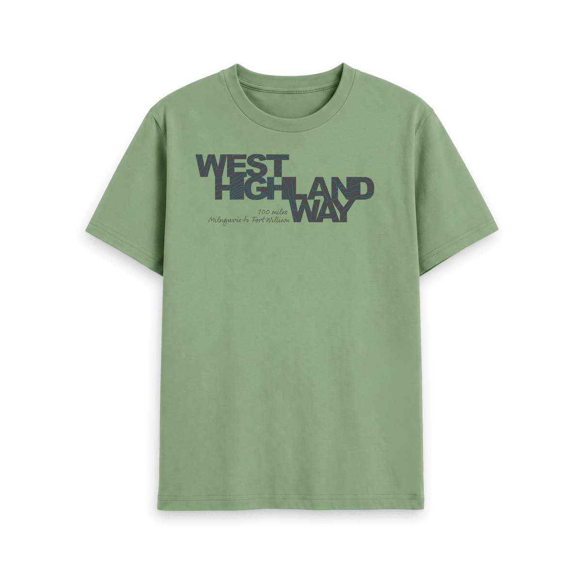 Sage Printed T-shirt Front