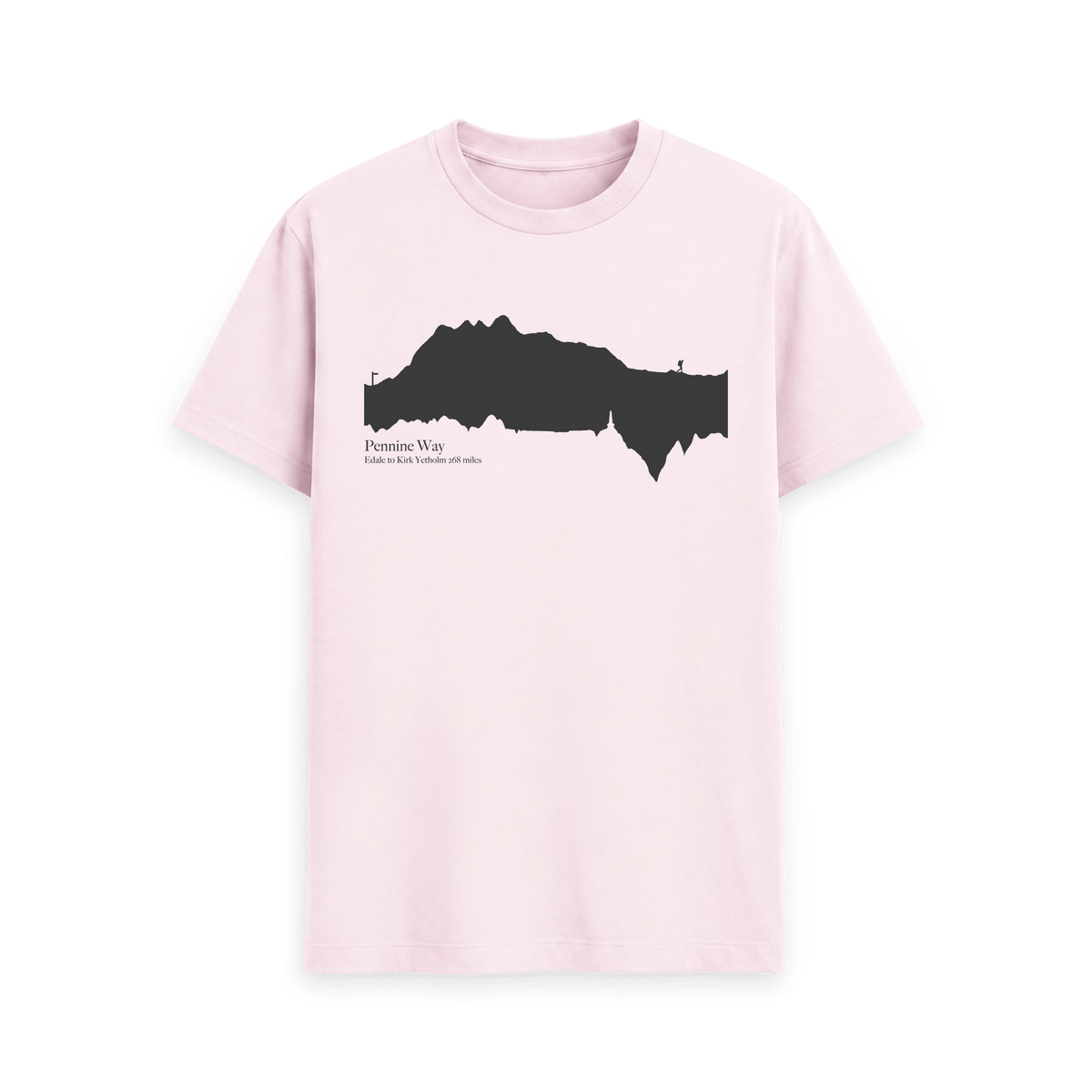 Pink Printed T-shirt Front