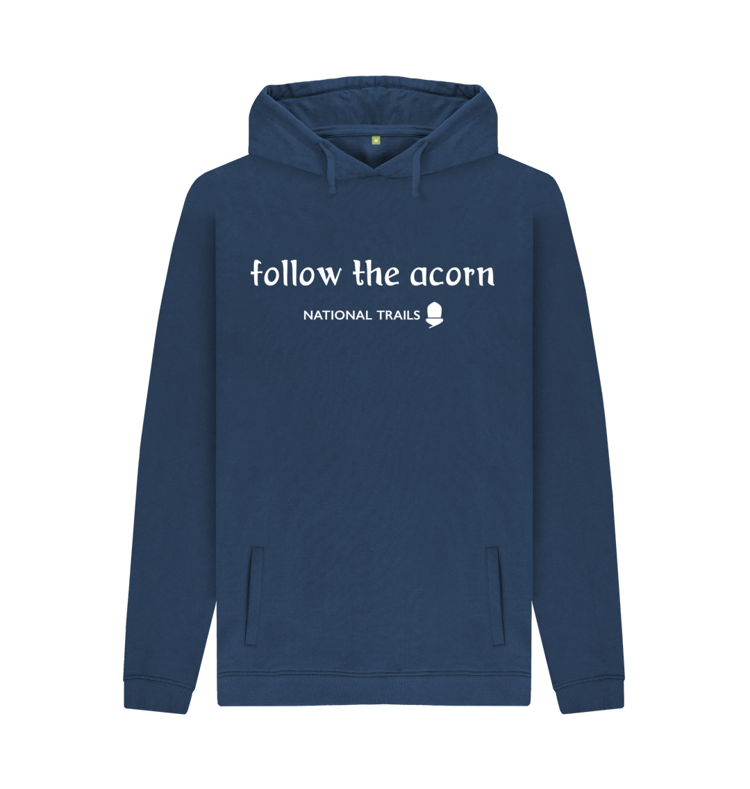 Navy Men's 'Follow the acorn' National Trails hoodie