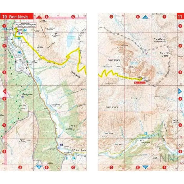 A-Z Adventure Atlas National Three Peaks-The Trails Shop