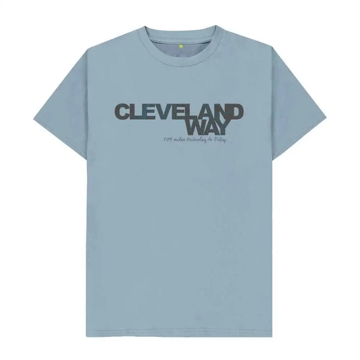 Cleveland Way Contours T-shirt from The Trails Shop Men's Blue