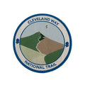 Cleveland Way woven sew-on badge - circular