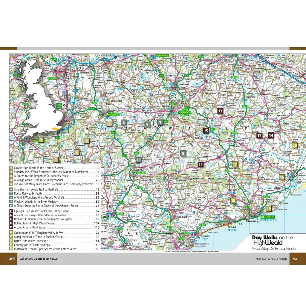 Day Walks on the High Weald-The Trails Shop
