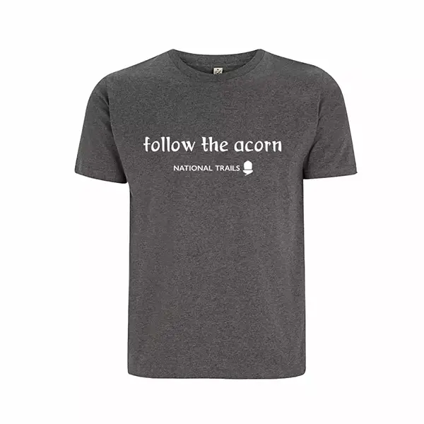 'Follow the acorn' T-Shirt-Dark Heather-X-small-The Trails Shop