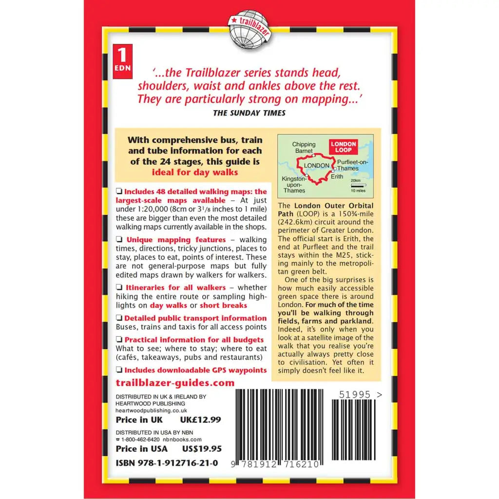 London Loop Trailblazer guidebook back cover