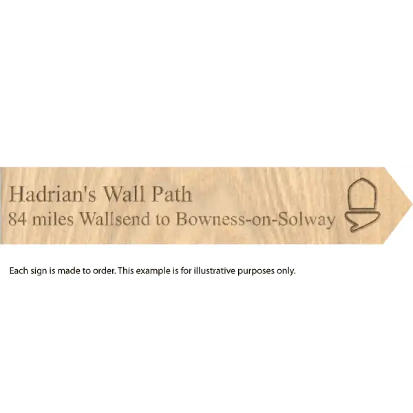 National Trail souvenir signs-Hadrian's Wall Path-The Trails Shop