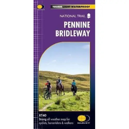 Pennine Bridleway Harvey map cover - The Trails Shop