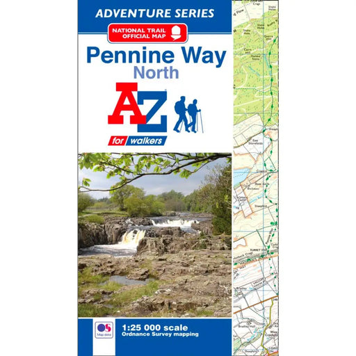 Pennine Way (North) A-Z Adventure Atlas-The Trails Shop