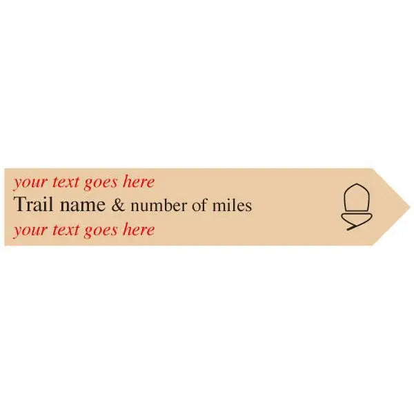 Personalised Sign-The Trails Shop