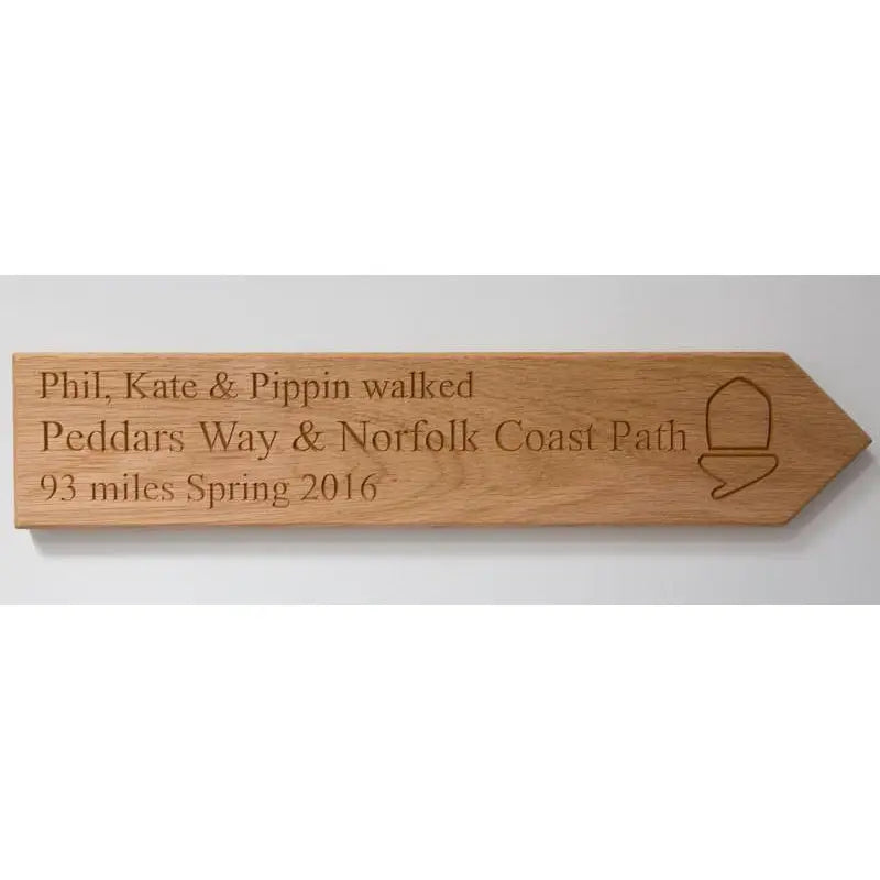 Personalised Sign-The Trails Shop