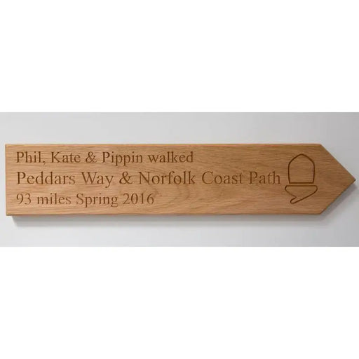 Personalised Sign-The Trails Shop
