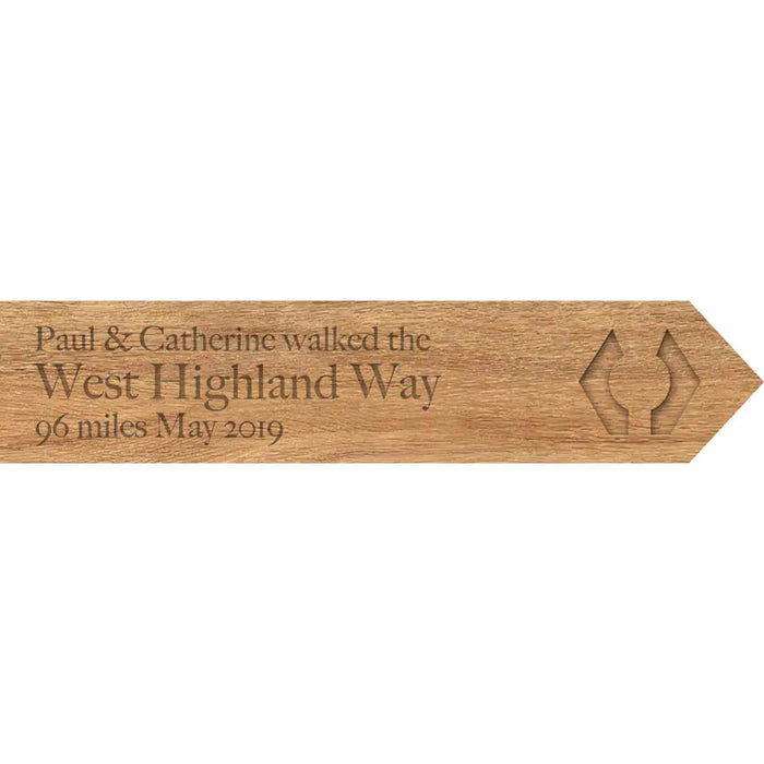 West Highland Way Personalised Sign