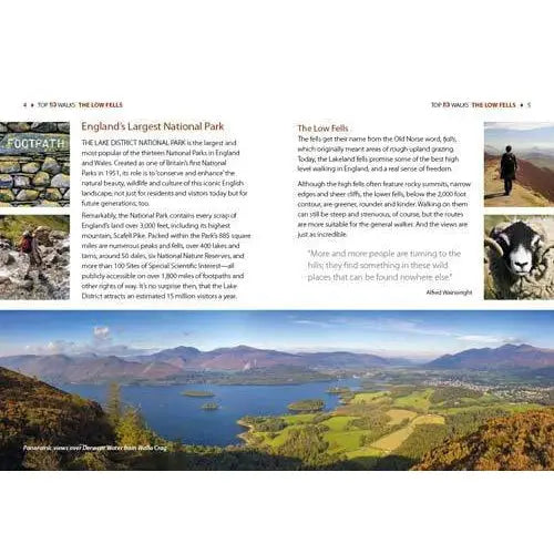 Top 10 Walks - Lake District: Low Fells-The Trails Shop