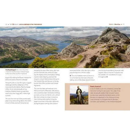 Top 10 Walks - Loch Lomond & The Trossachs: Hill Walks & Easy Summits-The Trails Shop