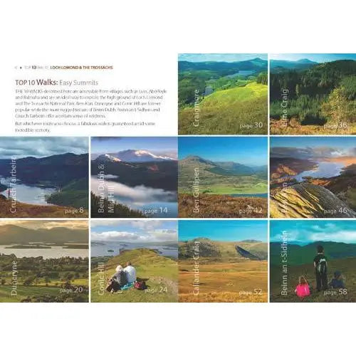 Top 10 Walks - Loch Lomond & The Trossachs: Hill Walks & Easy Summits-The Trails Shop