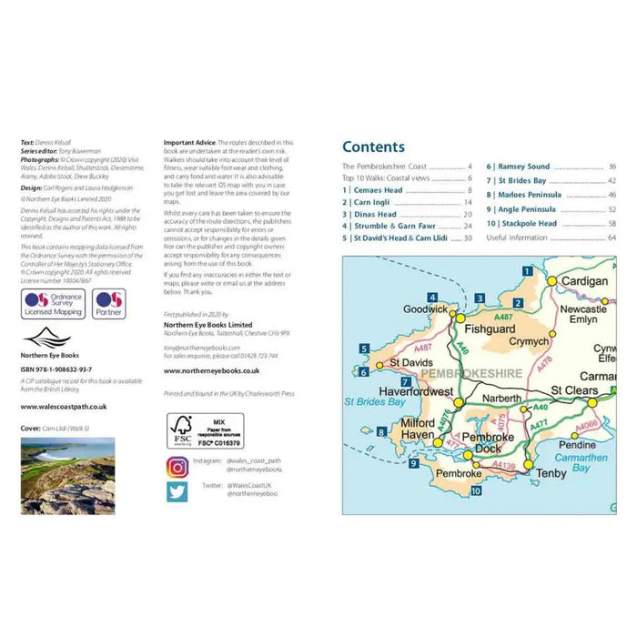 Top 10 Walks - Wales Coast Path: Pembrokeshire Coastal Viewpoints-The Trails Shop