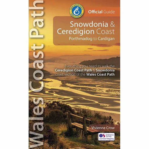Wales Coast Path Snowdonia Ceredigion Coast - Front Cover - The Trails Shop