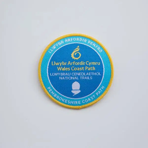 Wales Coast Path woven badge-Pembrokeshire Coast Path-The Trails Shop