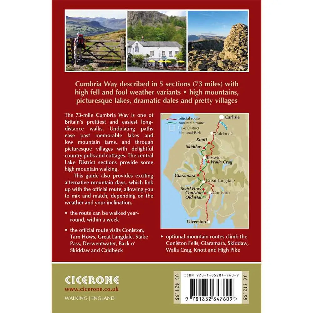Walking The Cumbria Way - Print Books