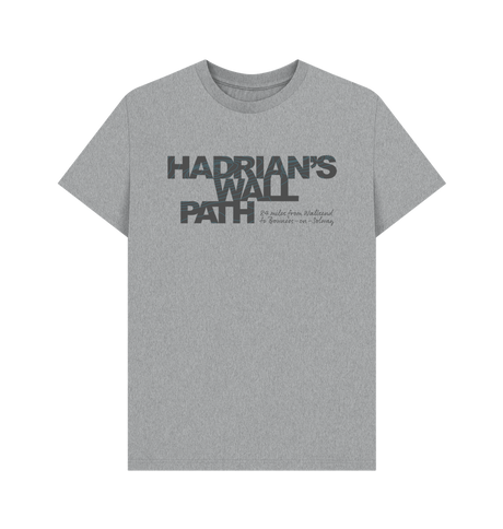 Athletic Grey Printed T-shirt Front