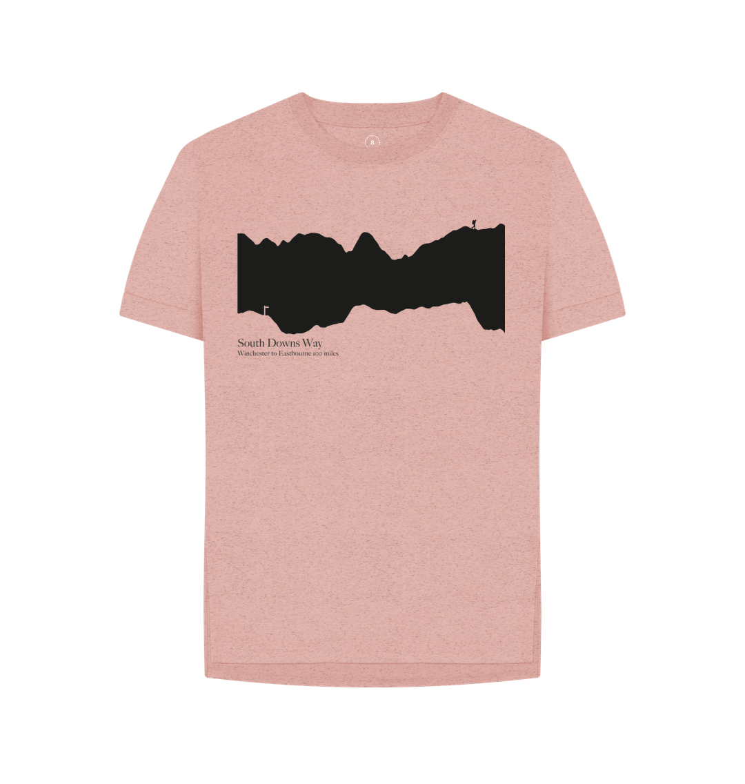 South Downs Way 'elevation profile' Women's T-Shirt