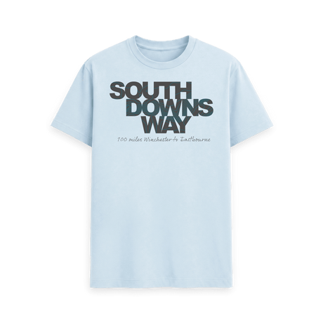 Sky Blue Printed T-shirt Front