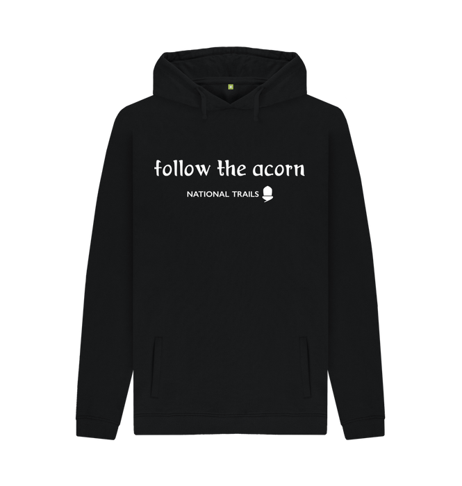 Black Men's 'Follow the acorn' National Trails hoodie