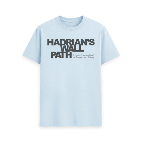 Sky Blue Printed T-shirt Front