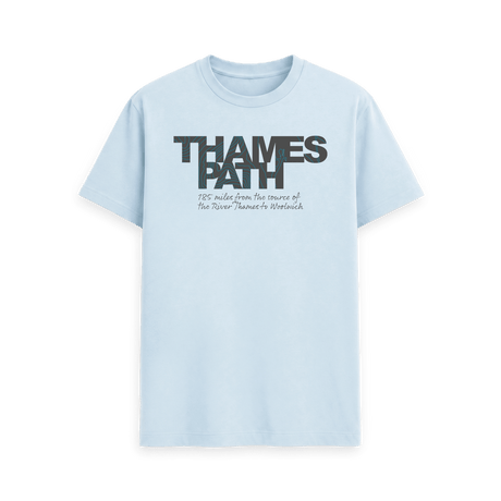 Sky Blue Printed T-shirt Front