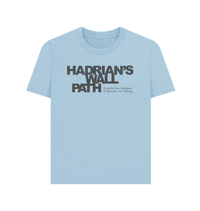 Milky Blue Printed T-shirt Front