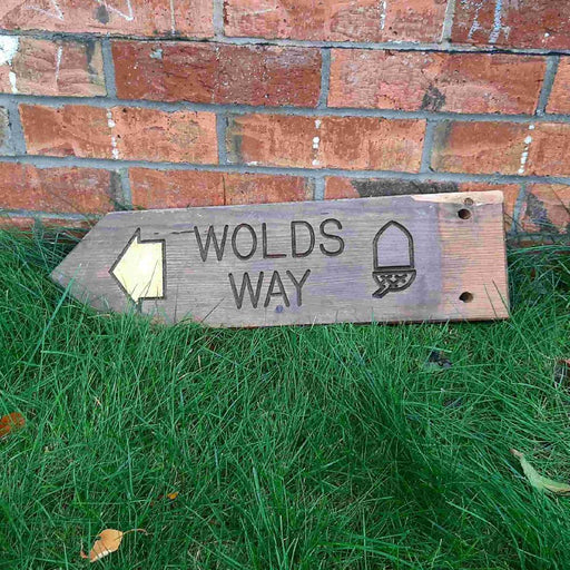 Yorkshire Wolds Way sign 
