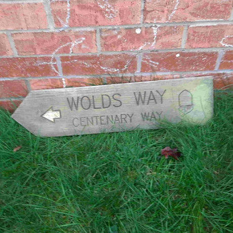 Yorkshire Wolds Way sign