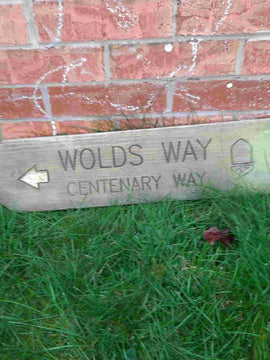 Yorkshire Wolds Way signs
